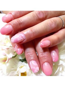 アンベリール ネイルサロンアンドスクール(embellir)/2018春の桜ネイル¥4800