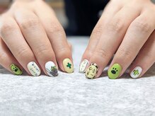 ワイネイル(Y.nail)/仕事の猫デザイン