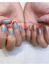 ウロネイルズ(ulo nails)/夕陽と海のデザイン