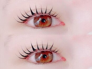 ビューティーブロウ 船橋店の写真/【今大人気のBLACK TINT】最新技術をいち早く導入★ マスカラを塗った様な仕上がりになります♪