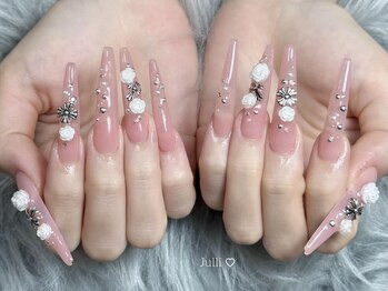 ジュリネイルスタジオ(Julli Nail Studio)/スーパーロング長さ出しキラキラ