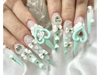 量産系推しネイル♪