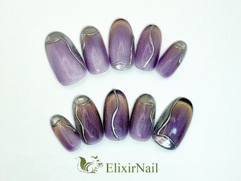 エリクサーネイル 五反田(Elixir Nail)/定額a シンプル／クーポン使用