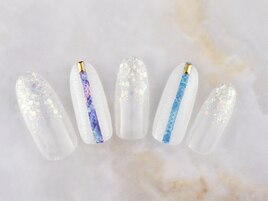 オーロラホログラムネイル