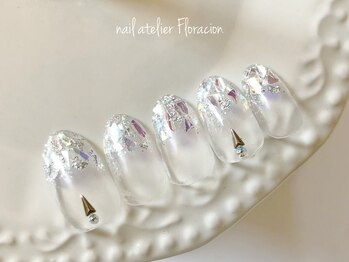 ネイルアトリエ フロラシオン/贅沢アートの褒められネイル