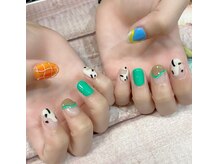 プリズムネイル(Prism Nail)/うねうねカラフル