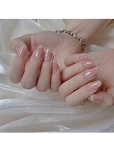 ピンキーネイル(Pinky Nail)/大人気チーク持ち込みデザイン