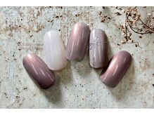 バブル シュガー バイ ネイルクローネ(bublle sugar by.nail crone)/リボンネイル