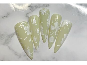 ヘブン ネイル 鶯谷(HEAVEN Nail)/フラワーベージュ