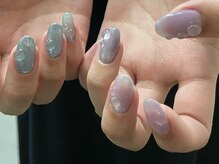 ゆびノさき/水滴ネイル