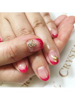 クリスタルネイル ゆめタウン博多店(CRYSTAL NAIL)/フレンチネイル