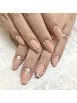 ストレートフレンチネイル