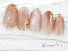 ラグジュアリーネイルズ カワグチ(Luxury Nails Kawaguchi)/もやもやニュアンス*
