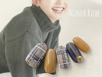 アグニークリッシェ(Agunik Riche)/【チェックネイル】