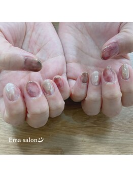 エマサロン(Ema Salon)/ニュアンスマーブルネイル