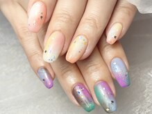 ヘアーアンドネイル ルシア(Hair&Nail Lucia)/バイカラーニュアンスネイル！