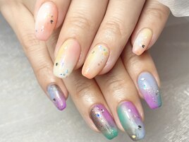 バイカラーニュアンスネイル！
