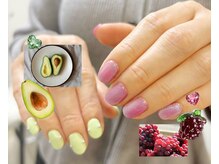 自爪育成を活かしたジェル。パラジェル使用◎持ち込み相談◎