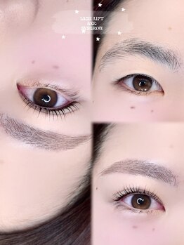 メル(meru)/eyebrow × lash lift