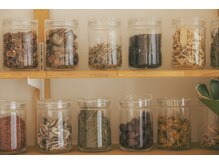 漢方オイル、よもぎ蒸しは全てオーガニックの物を使用