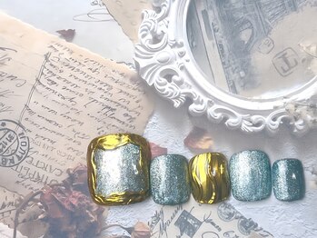 ネイルサロン&スクール ジーナ(GINA)/ミラー&ラメ