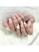 ミニョン(Minyon)/ピンク春ネイル♪