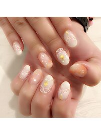 タイダイシェルネイル☆