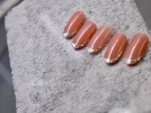 ネイルサロンアンドスクール ノーブル(noble)/ガラスフレンチ