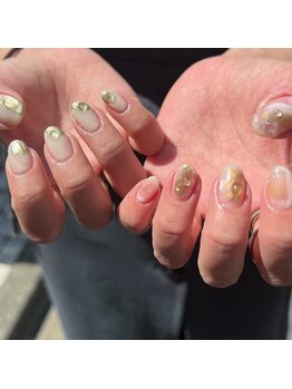 ハラジュクネイルズ(harajukunails)/ニュアンス/アート［定額］