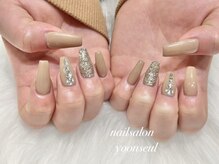 ユンセル(yoonseul)/大人ブラウンネイル・；°☆