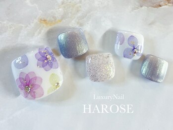 ラグジュアリーネイル ハローズ(HAROSE)/フットジェルアートコース