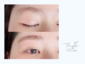 タイム(Thyme...)の写真/SNSで話題の【パリジェンヌブロウリフト】でメイク時短・眉の手入れ楽々♪まつエク・まつパとのsetもご用意