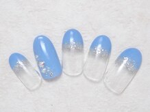 シックネイル(CHIC nail)/グラデ＆ストーンアート