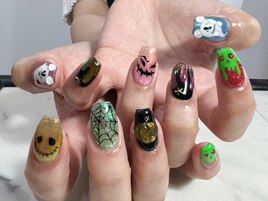 ハロウィンネイル
