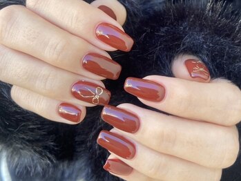 アイ ネイルズ 天神店(I nails)/ゴールドリボン ¥8300