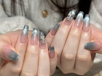 ウサギネイル 新大久保店(usagi nail)/マグネットフレンチ