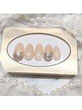 ネイルポット(Nail Pot)/根本ラメ　デザイン