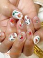 アンジュネイル(Angenail)&nbsp;手書きチューリップ
