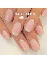 ネイルサロン グリッター(NAIL SALON glitter)/春のチークネイル