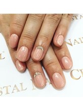 クリスタルネイル ゆめタウン博多店(CRYSTAL NAIL)/ワンカラーネイル