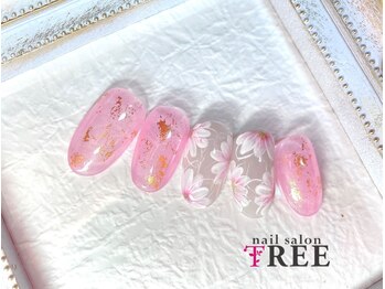 ネイルサロン トゥリー(TREE)/クリアフラワーデザイン!