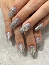 テラス(TERRACE)/グリッターネイル
