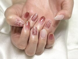 チェックネイル