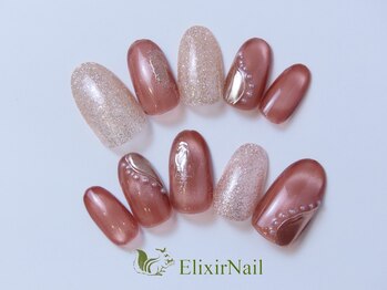 エリクサーネイル 西武新宿(Elixir Nail)/定額a シンプル/クーポン使用