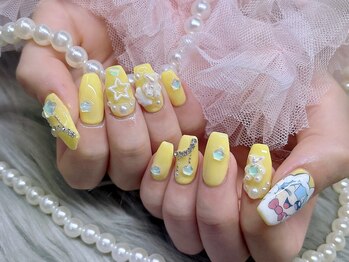 ネイル アリーズ セカンド(nail Allies 2nd)/痛ネイル 推しネイル 手書き 冬