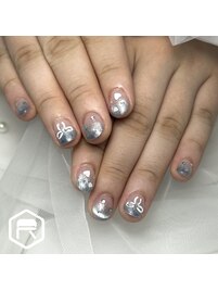 ぷっくりリボンデザイン