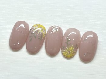 【Mitsuya限定】ミモザネイル