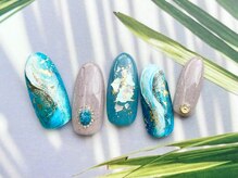 ターラ(Tara)/キラキラニュアンスシェルネイル