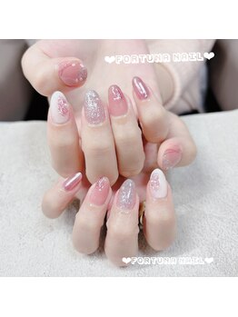 フォルトゥーナ 神田(Fortuna)/お正月ニュアンスネイル¥12980