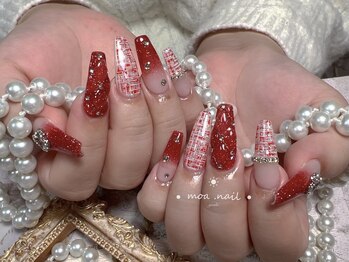 モアネイル 新宿/クリスマスネイル/新宿